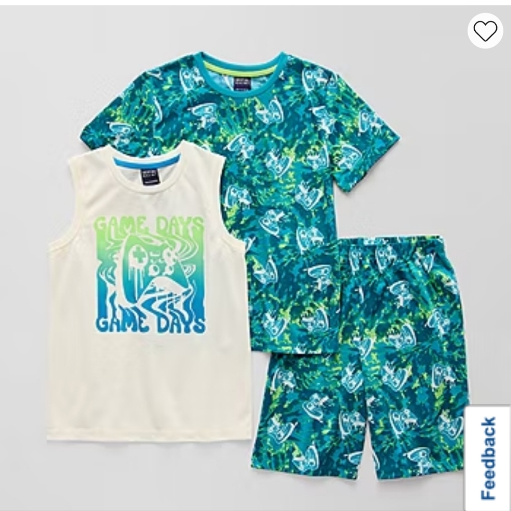 Kids 3 Piece Game Day Pajama Set XXL (22H)
